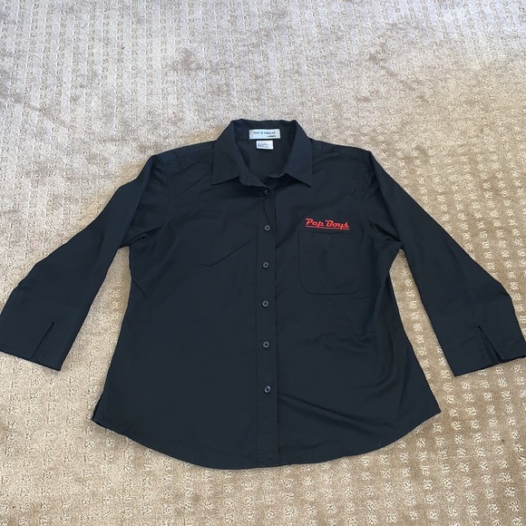 PEP BOYS Doc & Amelia Cintas Medium Work Shirt RARE FIND - Picture 2 of 9